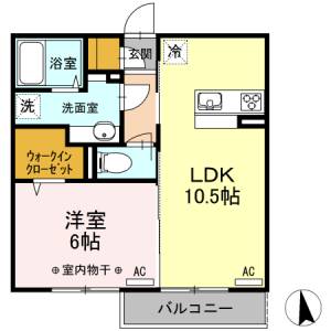 ヴァンベール 202の間取り画像