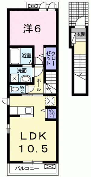 アルバータ 206の間取り画像