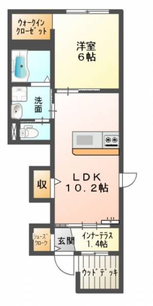 グレーシア 102の間取り画像