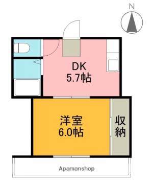 ハイツＭⅡ 403の間取り画像