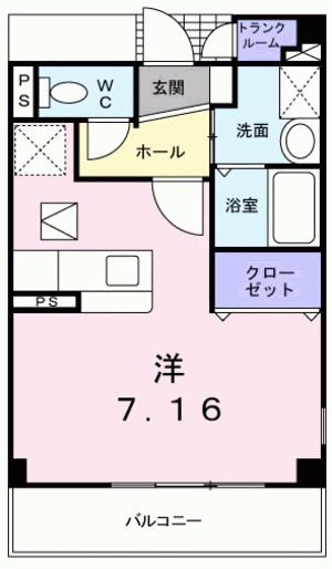 ステイブル　ハウス 101の間取り画像