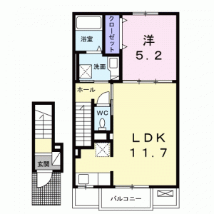 ｃａｌｍｅＭ 202の間取り画像