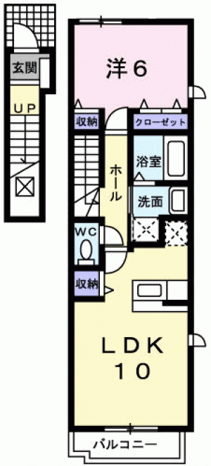 キアラ 201の間取り画像