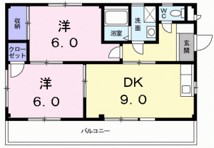 メゾン風雅 201の間取り画像