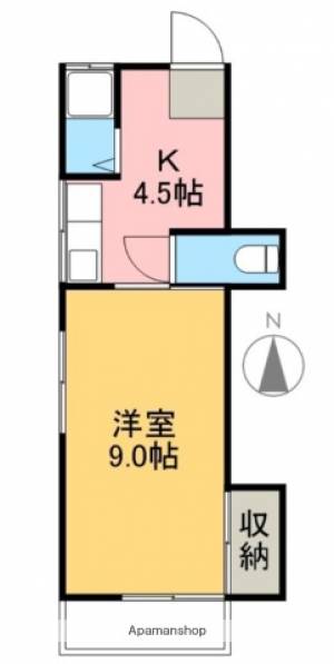 コーポ上村 303の間取り画像