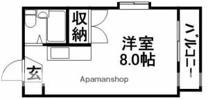 サンハイツ 401の間取り画像