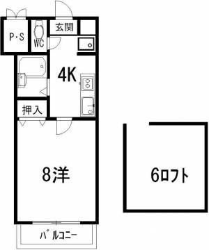 貳室邸マンション 305の間取り画像