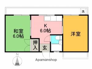 グランドパーク桜井町 206の間取り画像