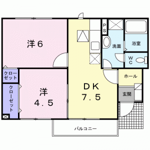 クレドールＣ 101の間取り画像