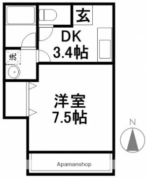 グレイスコート 203の間取り画像