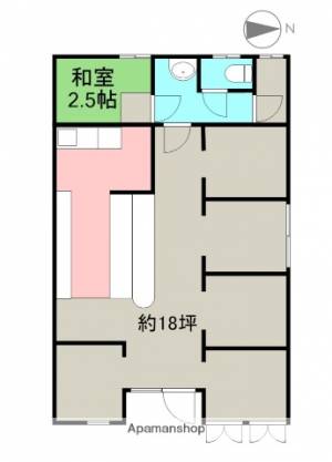 Ｋ－ｖｉｌｌａｇｅ高見（店舗） テナントの間取り画像