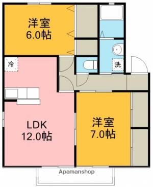 ソレジオ北久保 Ｂ１０１の間取り画像