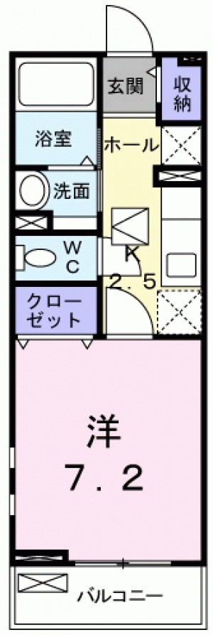 ブライト　ジュネス 102の間取り画像