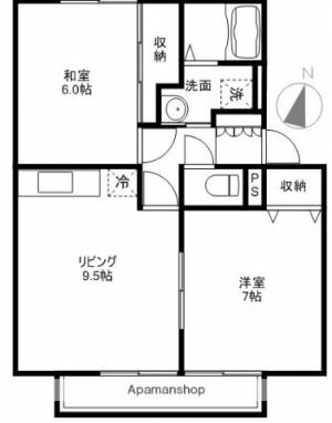 ラピスハイネス Ｃ１０１の間取り画像