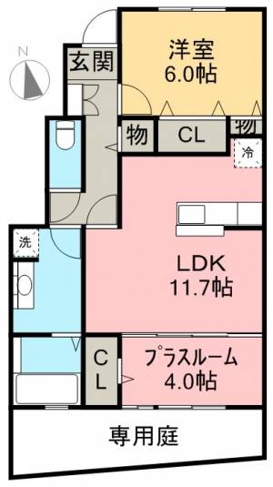 サザンクロスⅠ 103の間取り画像