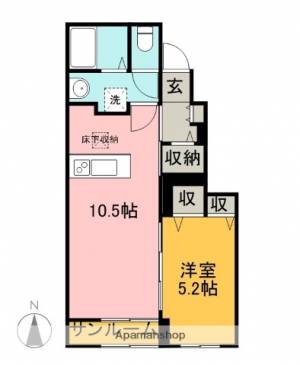 リアンＡ棟 103の間取り画像