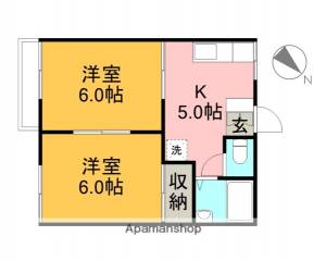 長崎ハイツ 205の間取り画像