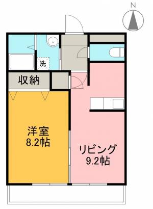 アメージング比島 201の間取り画像