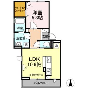 パピヨン 205の間取り画像