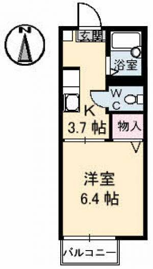 セイントアーク 201の間取り画像