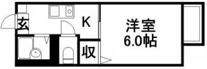 アメニティ土居　Ｂ棟 202の間取り画像