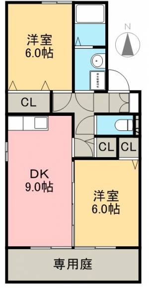 シャトーあゆみ 106の間取り画像