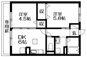 ラ・ペジブル 102の間取り画像