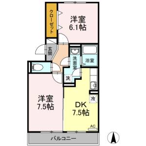 アムール 303の間取り画像