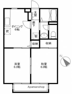 サニーシャトル 202の間取り画像