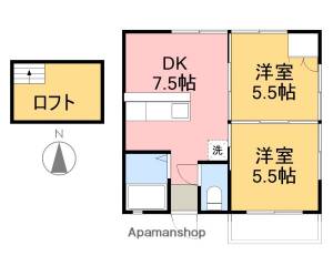 エトワール山本 202の間取り画像