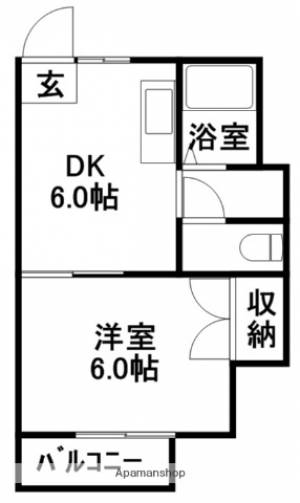 プリムローズ 103の間取り画像