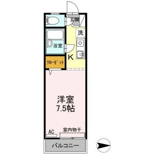 コーポエルム 201の間取り画像