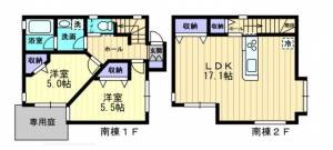 一ツ橋Ｓｐｉｃａスピカ（一ツ橋戸建賃貸） Ｂの間取り画像