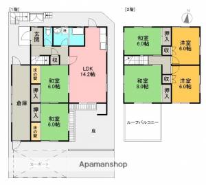 戸建貸家 1の間取り画像