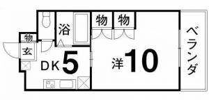 NKオーシャンヒル 403の間取り画像