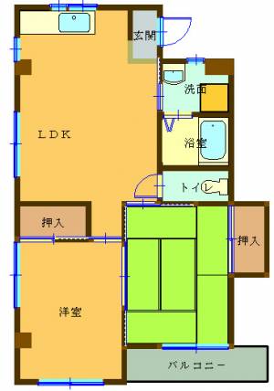 マノワール高埇 731の間取り画像