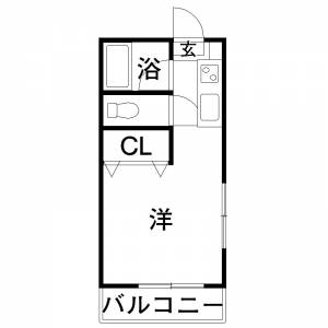  エレガンス 406の間取り画像