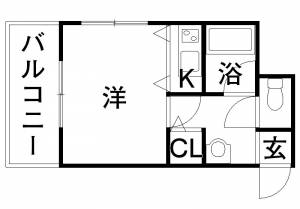 エレガンス 612の間取り画像