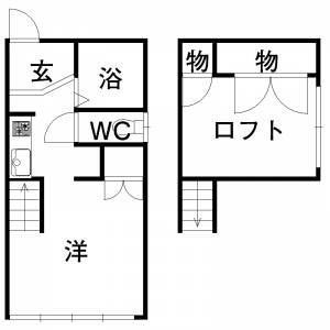 Mビル 4Bの間取り画像