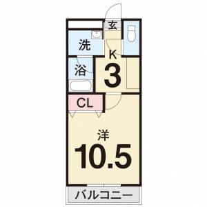 ヴァンミルワール 306の間取り画像