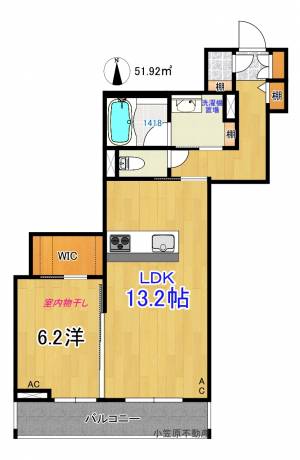 「べレオガーデンズ弥右衛門」 2階の間取り画像