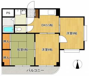 メゾンミヤジ 203の間取り画像