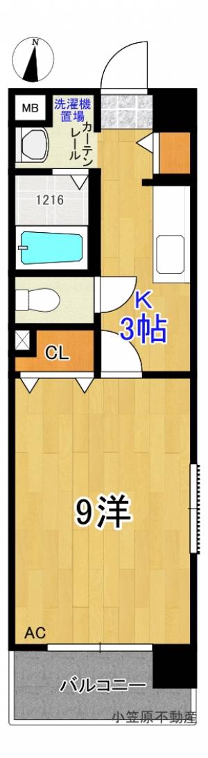 〈ハイアイランド〉 103の間取り画像