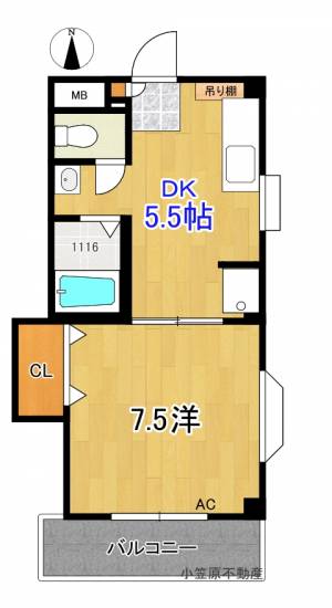 〈ノワール弥右衛門〉 2階の間取り画像