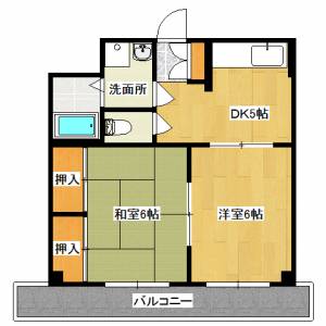 メゾンミヤジ 3階の間取り画像