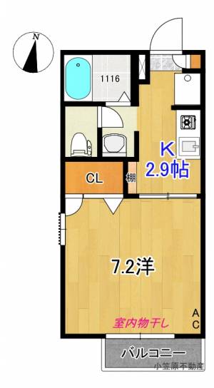 「シャーメゾン比島」 B棟 1階の間取り画像