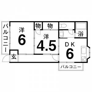 前田マンション 201の間取り画像