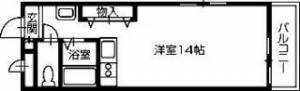 コーポ山本 402号室の間取り画像