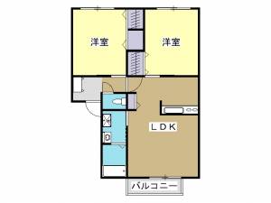 シャーメゾン中通Ｅ の間取り画像