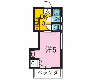 メゾン東邦Ⅷ 203の間取り画像